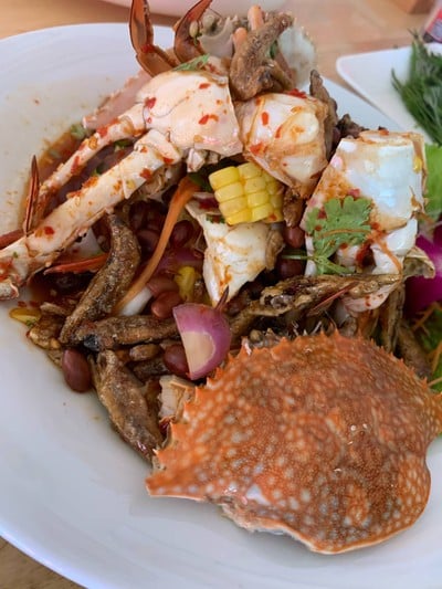 เรื่องของปู อาหารทะเลปูไข่ดองอุดรธานี Seafood