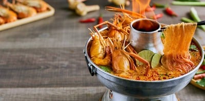 วุ้นเส้นต้มยำกุ้งหม้อไฟ วุ้นเส้นต้มยำกุ้งหม้อไฟ