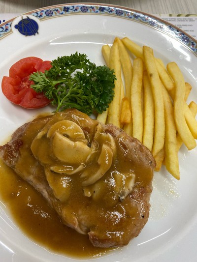 สเต็กหมู สันใน