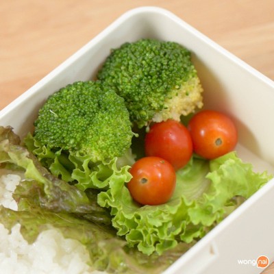 วิธีทำ วุ้นเส้นหมูก้อนทอดเบนโตะ