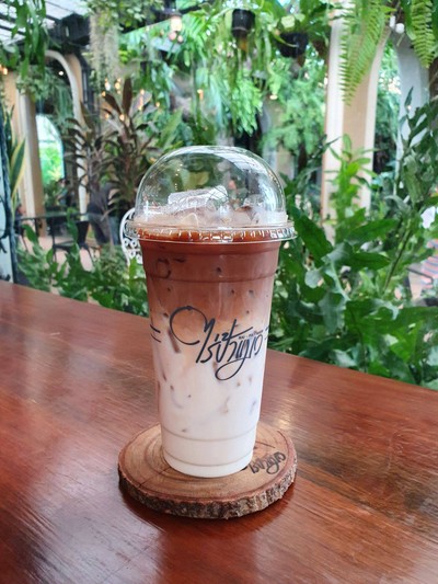 ลาเต้เย็น