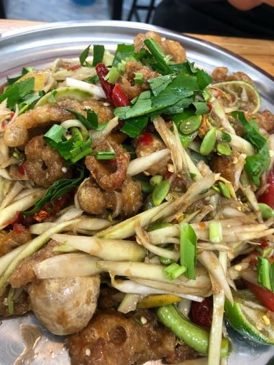 ตำซั่วแคปหมู