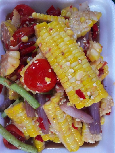 ตำข้าวโพด