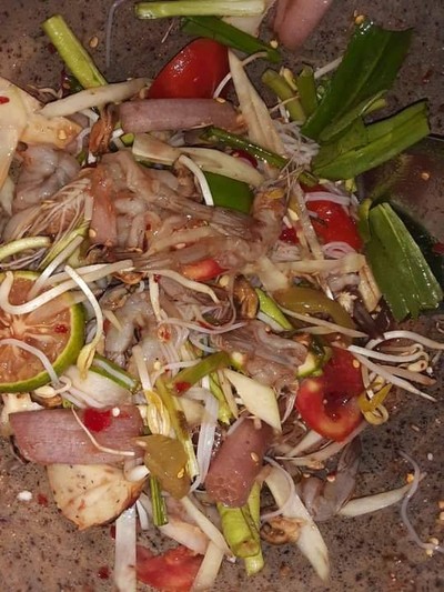 ตำป่ากุ้งสด