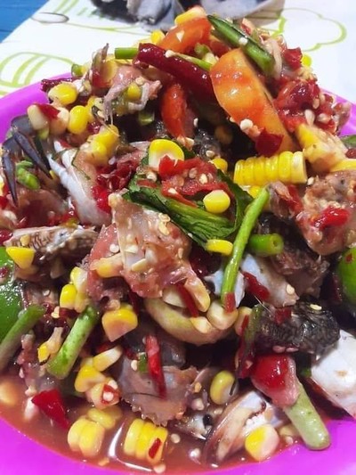 ตำข้าวโพดปูม้า