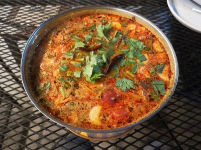 ต้มยำปลากะพงน้ำข้น