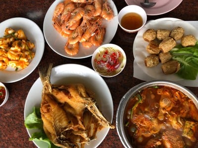 เมนูของร้าน ศรีนวล ซีฟู้ด