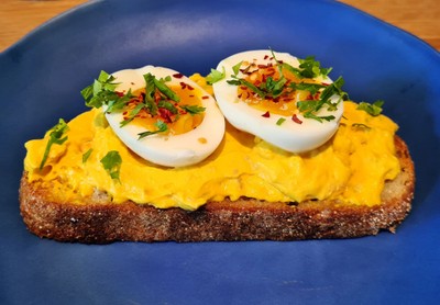 Not An Avocado Toast (Eggfruit Toast)