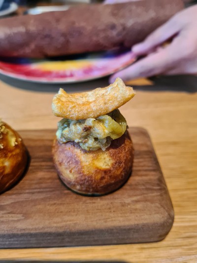 Chicken Red Curry, Pork Crackling