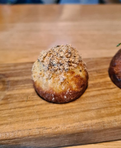 Banana Caramel, Dried Anchovies