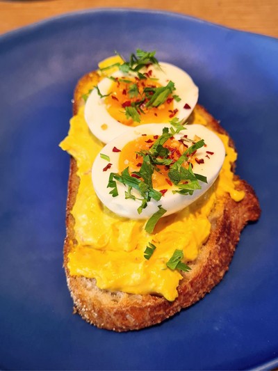 Not An Avocado Toast (Eggfruit Toast)