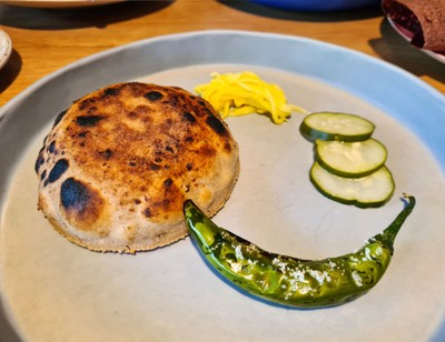 Gobi Paratha, Homemade Butter, Pickles