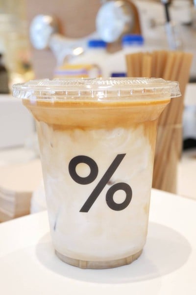 เมนูของร้าน % Arabica สยามดิสคัฟเวอรี่