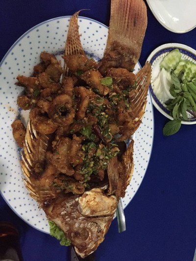 ลาบปลาทับทิม