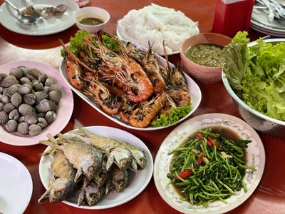 กุ้งเผา