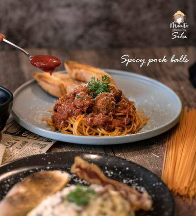 สปสเก็ตตี้สไปซี่พอร์คบอล (เผ็ด)