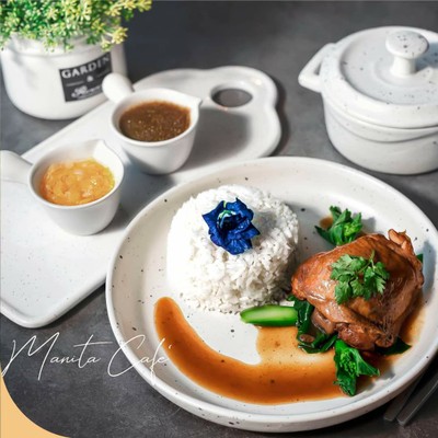 ข้าวหน้าไก่อบ