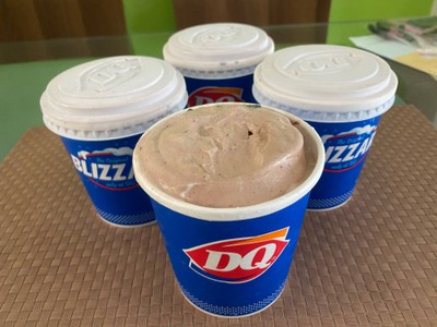 Chocolate macadamia Oreo blizzard