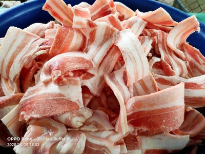 หมูสามชั้นหมักนุ่ม