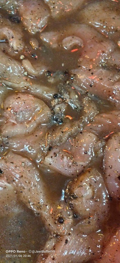 ไก่พริกไทยดำ