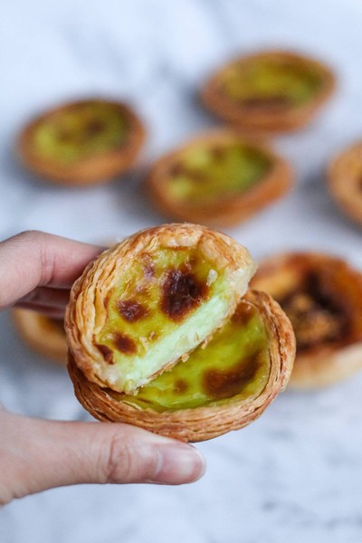 Pandan Egg Tart