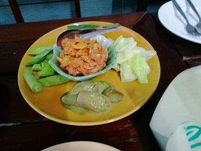 น้ำพริกกุ้งเสียบ