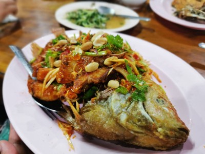 ปลาทับทิมสมุนไพร