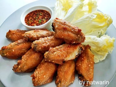 วิธีทำ " เมนู ปีกไก่ทอดไร้น้ำมัน " วิธีทำ " เมนู ปีกไก่ทอดไร้น้ำมัน "