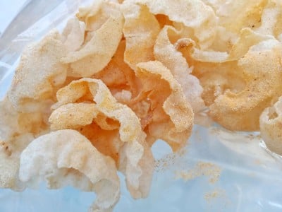 วิธีทำ fried rice paper chips วิธีทำ fried rice paper chips