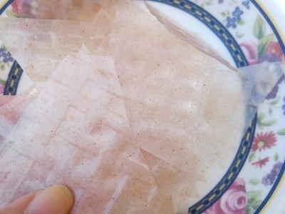 วิธีทำ fried rice paper chips วิธีทำ fried rice paper chips
