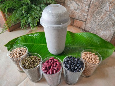 ถั่วปั่นห้าสี (ในร้าน)