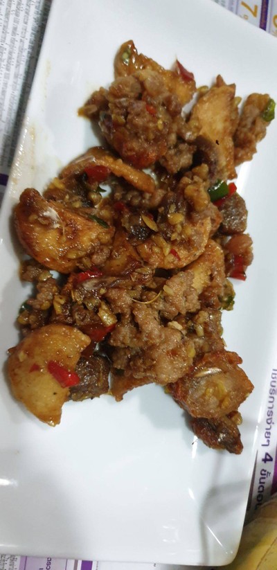 หมู3อย่างผัดพริก