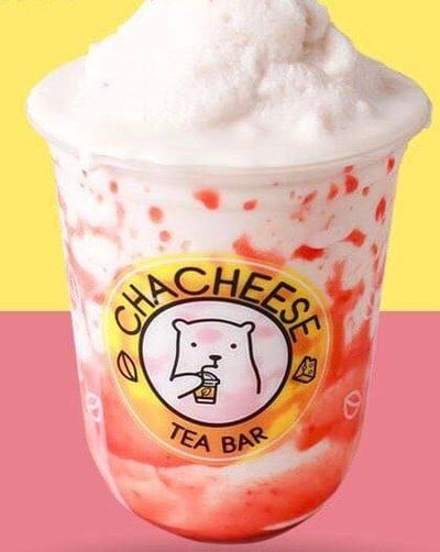 เมนูของร้าน Chacheese Tea Bar หลังมข.