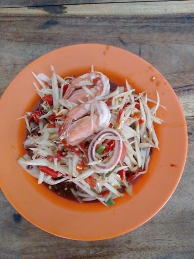 เมนูของร้าน ร้านส้มตำปริญญา  ขอนแก่น