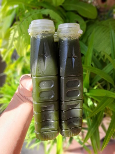 [โปรตบโต๊ะ]ชุดน้ำใบบัวบก2ขวดแท้(หญ้าหวาน0%)250ml