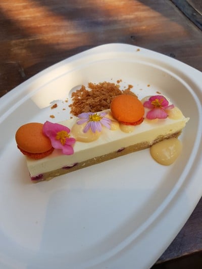 White Chocolate Mouse Yuzu Curd