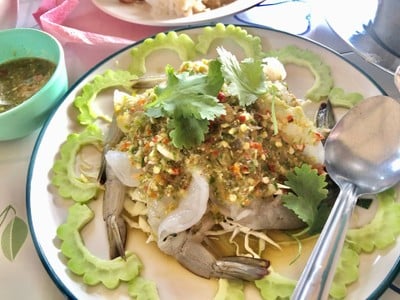 กุ้งแช่น้ำปลา