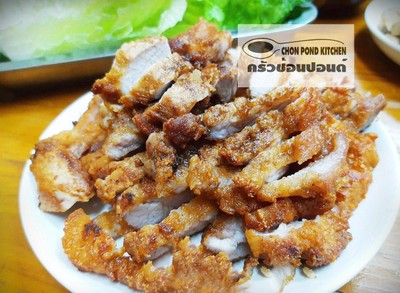 หมูสามชั้นทอดน้ำปลา
