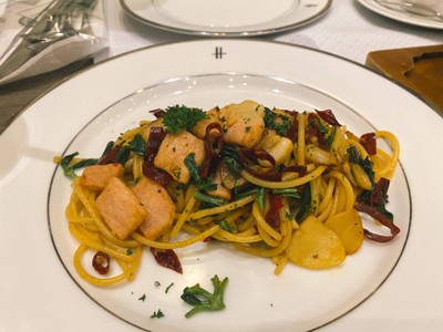Spaghetti bacon