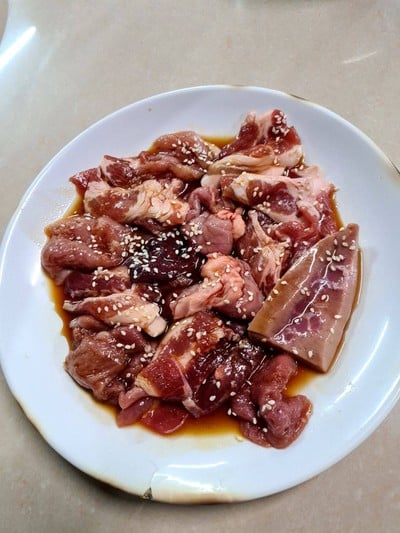 เมนูของร้าน หมูกระทะบางมะขาม