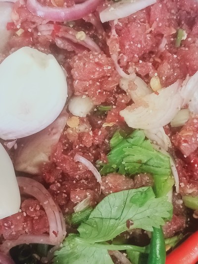 ก้อยเนื้อ (ดิบ)