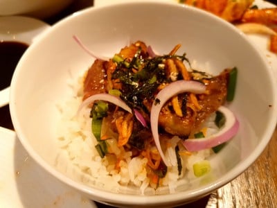 ข้าวหน้าเนื้อวากิว+ฟัวกราส์