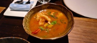 แกงเผ็ดฟักทอง กุ้งแช่บ๊วย