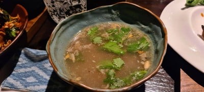 ต้ทจืดสาคูวิลาศใส่หมูสับ กุ้ง