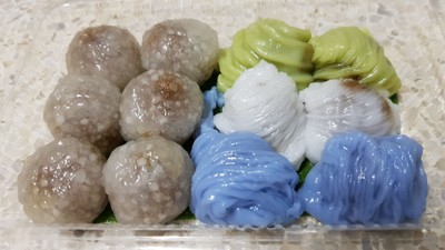 รวม 2 อย่าง (สาคู+ข้าวเกรียบปากหม้อ)