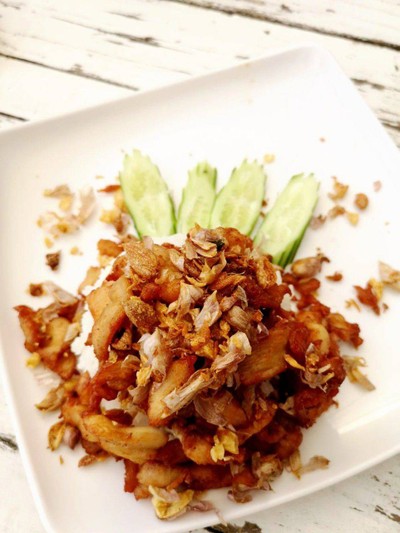 ข้าวไก่กระเทียม