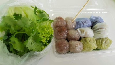รวม 2 อย่าง (สาคู+ข้าวเกรียบปากหม้อ)
