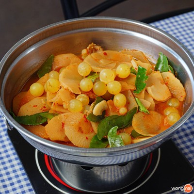 เมนูของร้าน ครัวครูหมึก หัวหิน