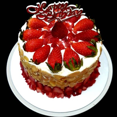 วิธีทำ สตอเบอรี่🍓ช็อตเค้ก🍓(เค้กนุ่ม หวานน้อย) strawberry 🍓shortcake cake🍓