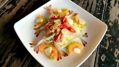 กุ้งแช่น้ำปลา